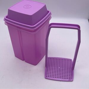 Tupperware Pick A Deli Pickle Keeper PURPLE Storage Container 1560-4 Large O